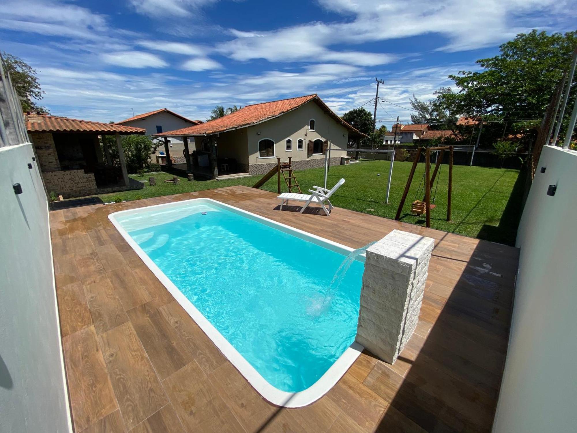 Casa Bem Espacosa Com Piscina, Campo De Futebol E Area Gourmet A Um Quarteirao Da Lagoa De Praia Seca Araruama Eksteriør billede