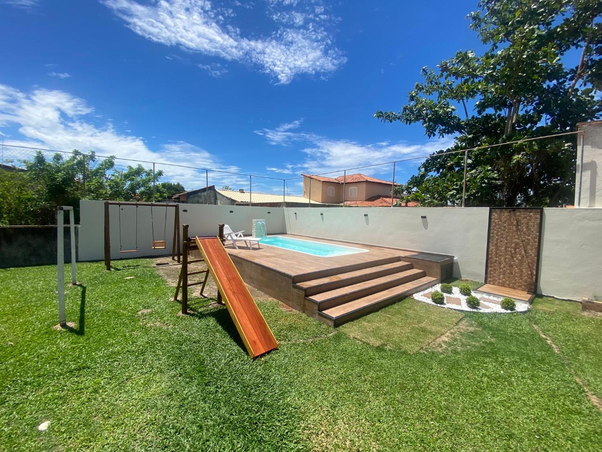Casa Bem Espacosa Com Piscina, Campo De Futebol E Area Gourmet A Um Quarteirao Da Lagoa De Praia Seca Araruama Eksteriør billede